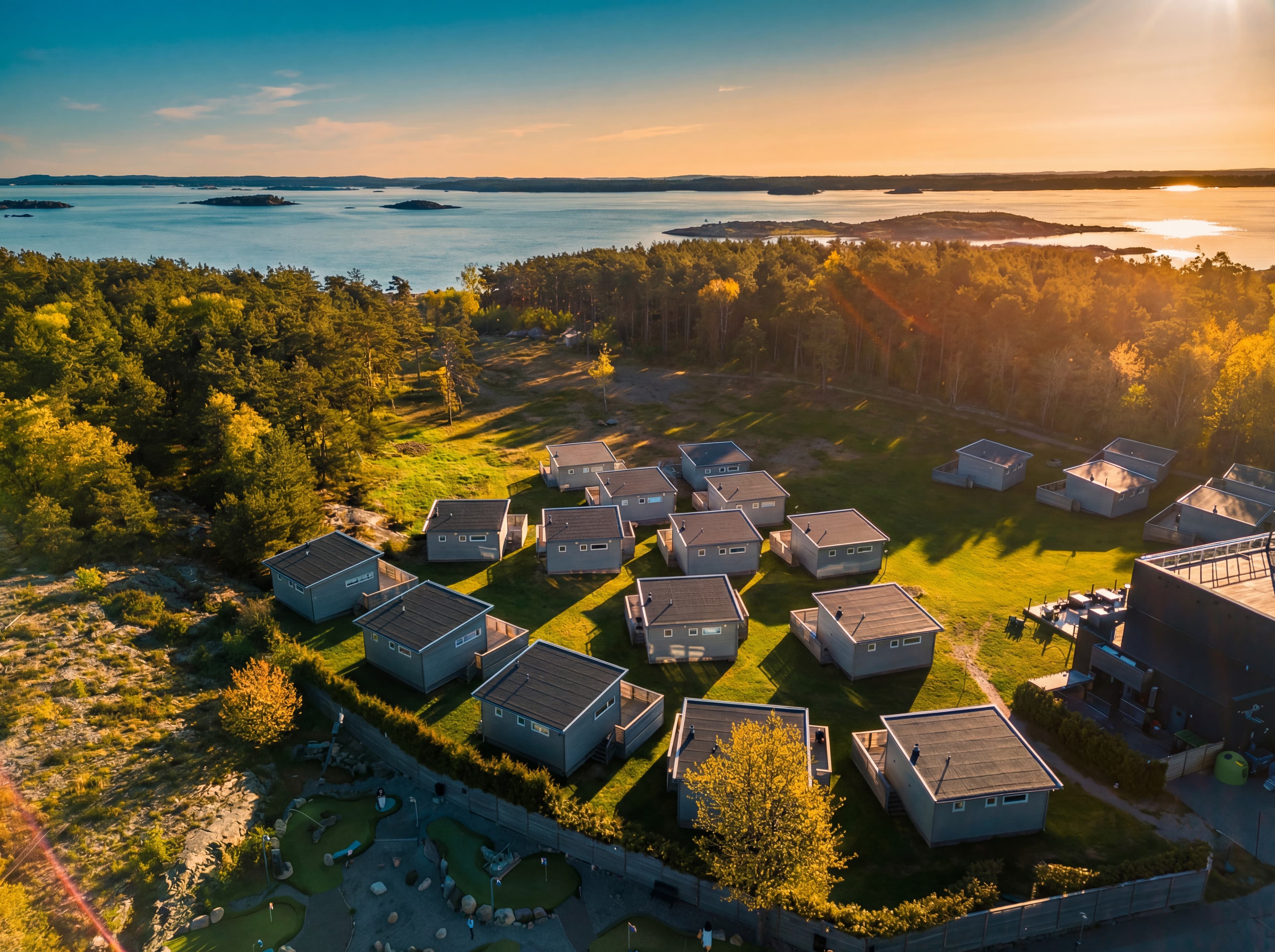 Drönarbild över Kosteröarna